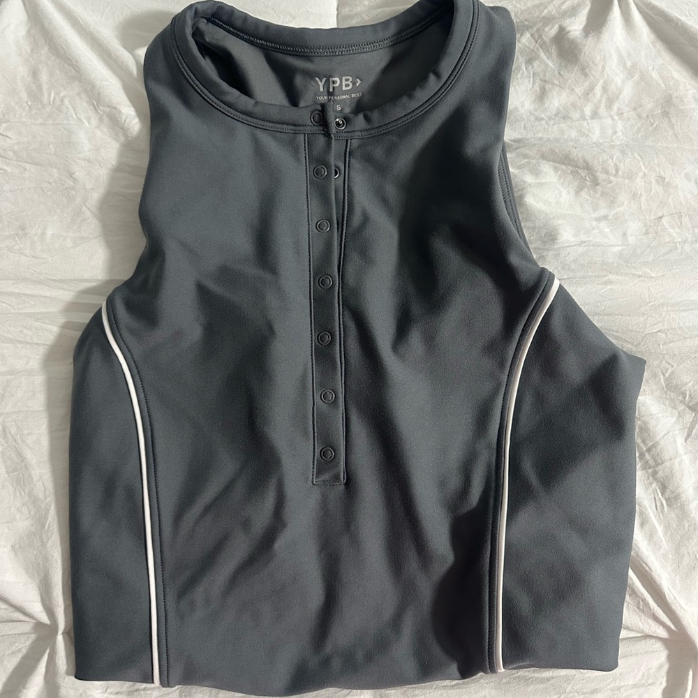 Abercrombie & Fitch Gray Workout Tank Top